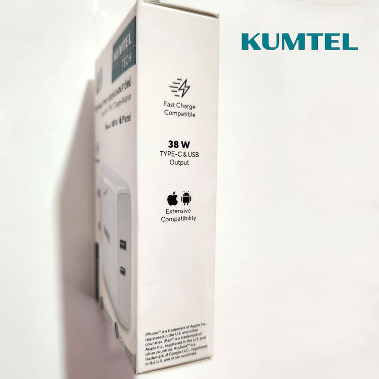 شارژر دیواری 38 وات کومتل مدل KT-PUC2