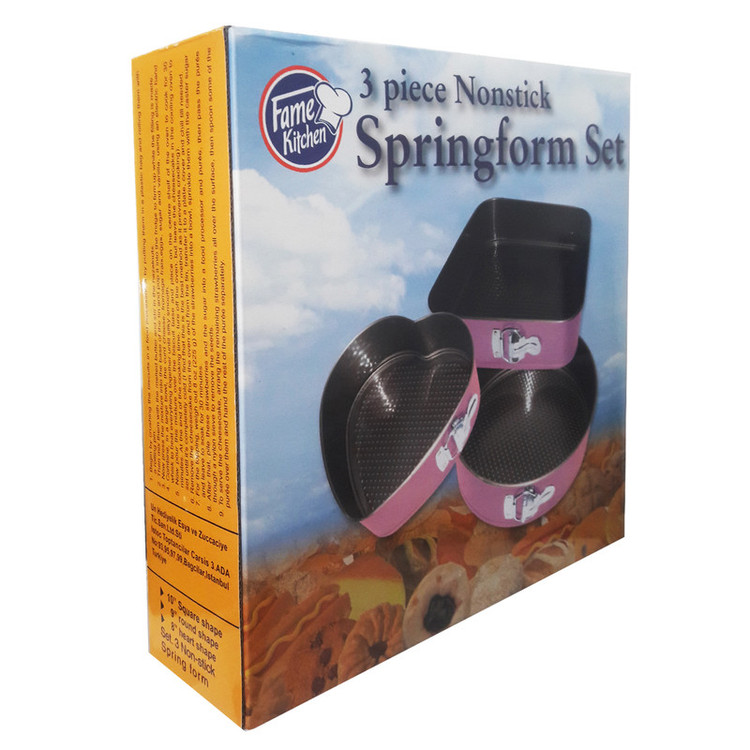 قالب کیک فیم کیچن مدل SPRING مجموعه 3 عددی