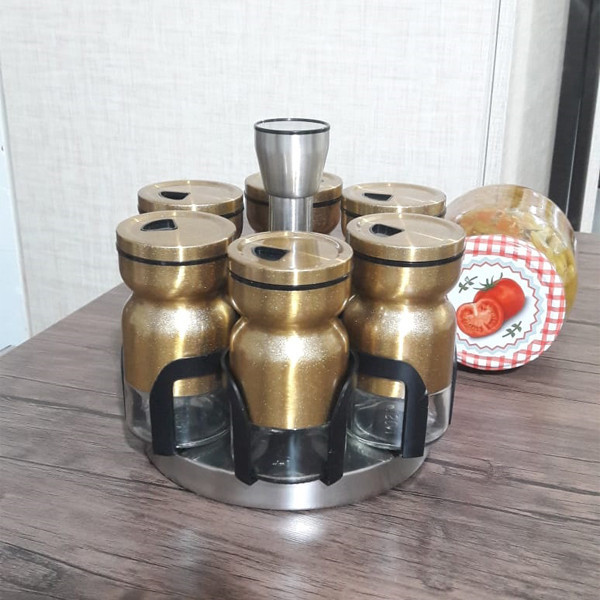ست جا ادویه 7 پارچه سیکا مدل Standli