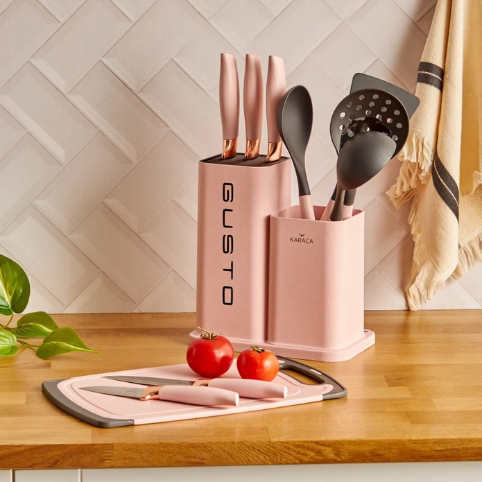 سرویس چاقو و کفگیر ملاقه 12 پارچه کاراجا مدل Gusto