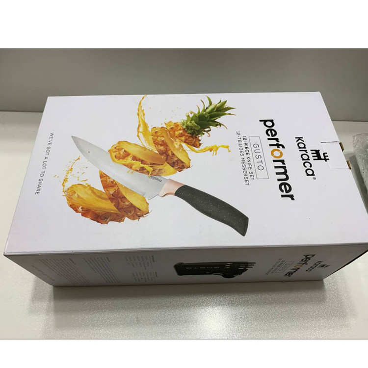 سرویس چاقو و کفگیر ملاقه 12 پارچه کاراجا مدل Gusto