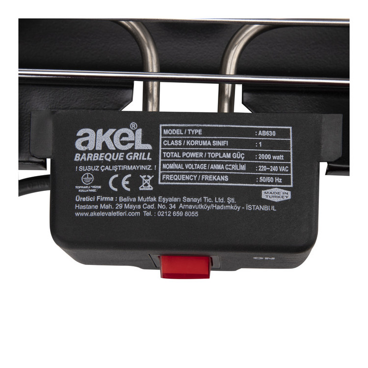 باربیکیو برقی آکل مدل AB630