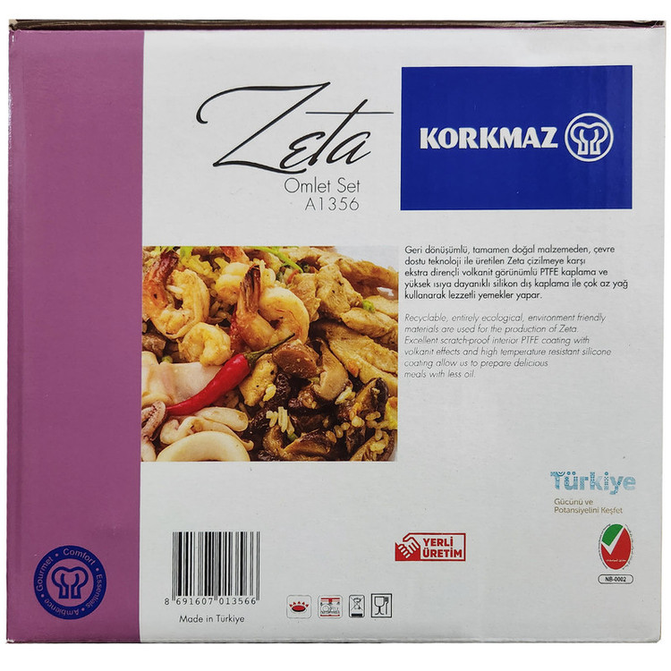 سرویس پخت و پز 6 پارچه کرکماز مدل Zeta