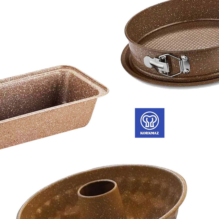 قالب کیک کرکماز مدل TORTA-A767 مجموعه 3 عددی