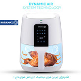 هواپز و سرخ کن بدون روغن کرکماز مدل AIR-PRO A886