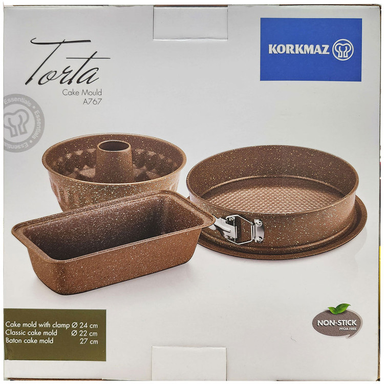 قالب کیک کرکماز مدل TORTA-A767 مجموعه 3 عددی
