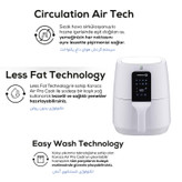 هواپز و سرخ کن بدون روغن کرکماز مدل AIR-PRO A886