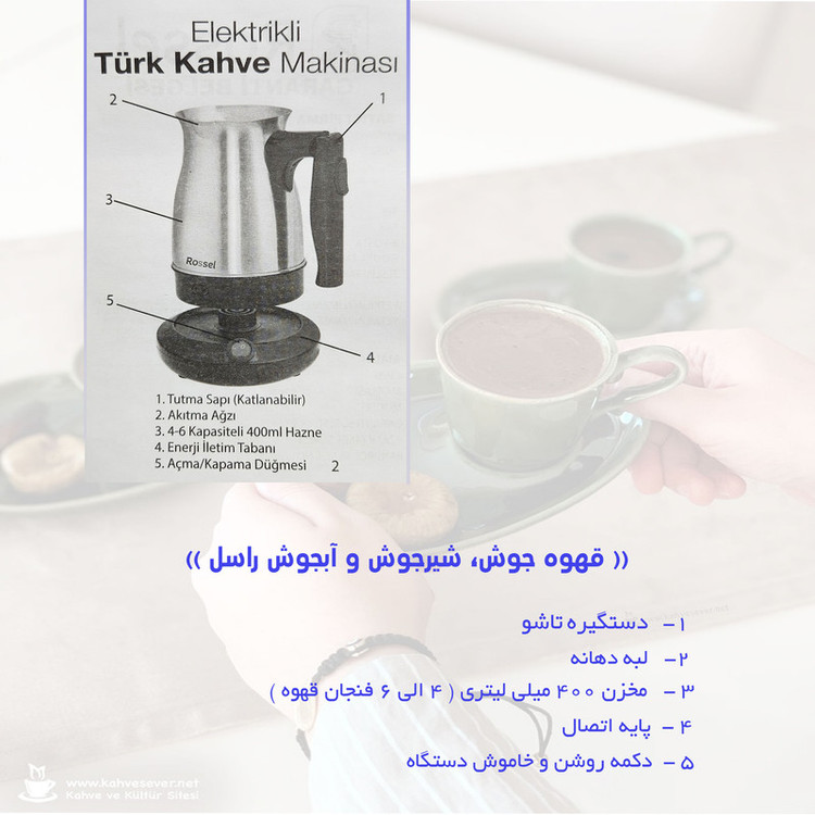 قهوه جوش راسل مدل RCM-3200