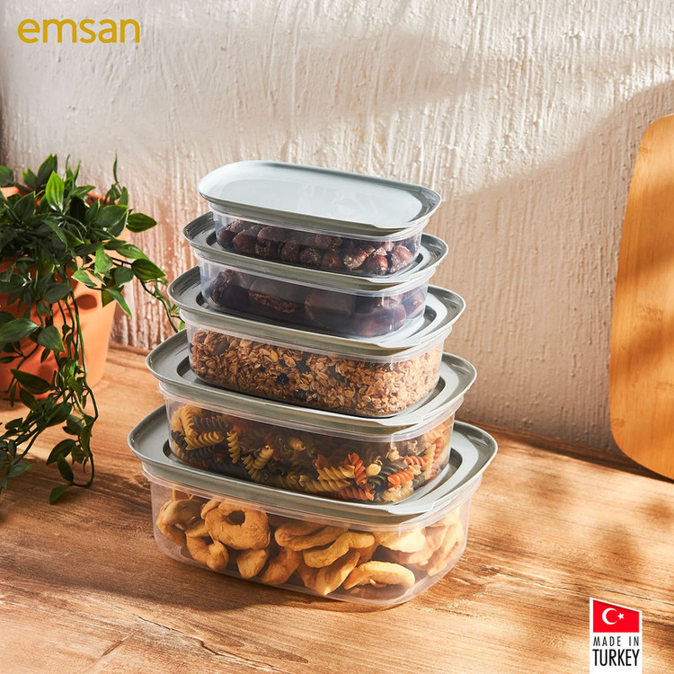 ظرف نگهدارنده امسان مدل KITA مجموعه 5 عددی