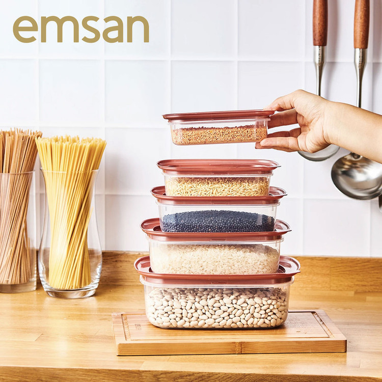 ظرف نگهدارنده امسان مدل KITA مجموعه 5 عددی