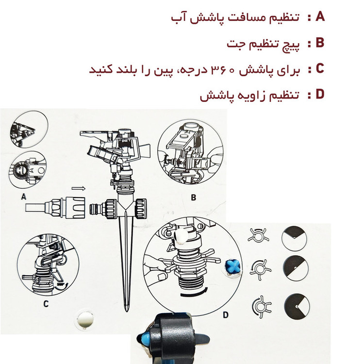 آبپاش مدل 260M