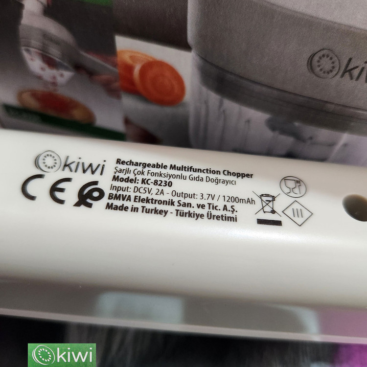 خردکن کیوی مدل شارژی 4in1 KC-8230