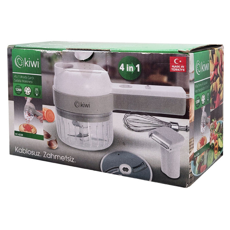خردکن کیوی مدل شارژی 4in1 KC-8230