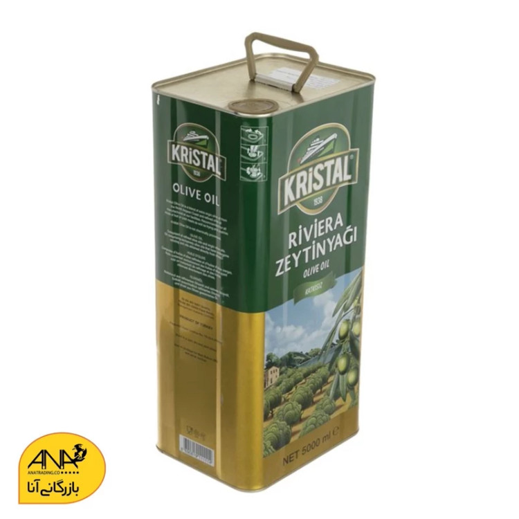 روغن زیتون کریستال اصل 5 لیتری محصول ترکیه ارسال مستقیم از مرز ترکیه