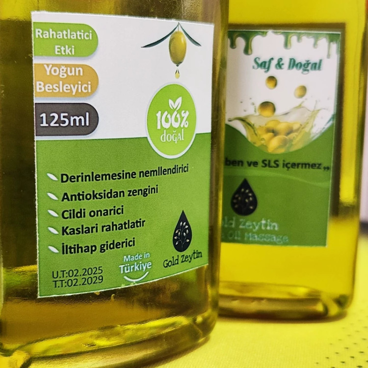 روغن زیتون مالشی 125 میلی لیتر گلد ترکیه