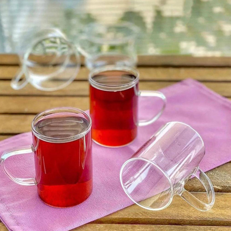 فنجان چای خوری پیرکس پاچی مدل Sener ست 6 عددی