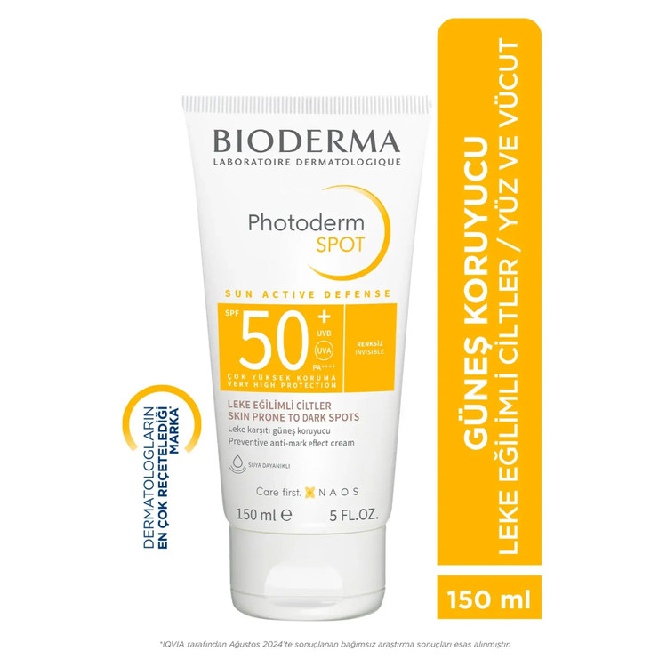 کرم ضد آفتاب و ضد لک بیودرما فتودرم اسپات، +SPF 50 - حجم 150 میلی لیتر BIODERMA