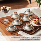 سرویس قهوه خوری 12 پارچه کاراجا مدل Globe