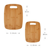 تخته برش امسان مدل CHOP مجموعه 2 عددی