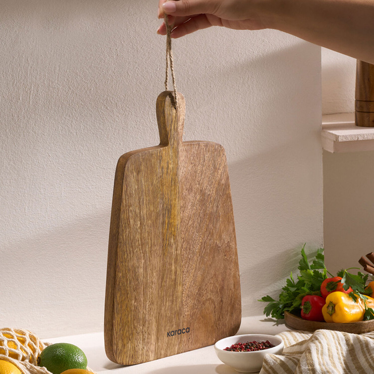 تخته برش و سرو مربعی کاراجا مدل Premium Mango