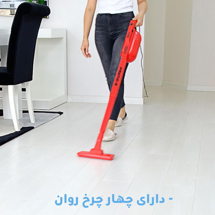 برس جاروبرقی فانتوم مدل چهارچرخ مناسب برای جاروبرقی فانتوم پراتیک اس