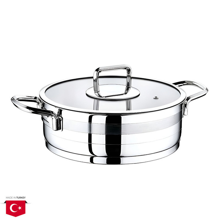 تابه استیل اویم سارای مدل Safir سایز 24