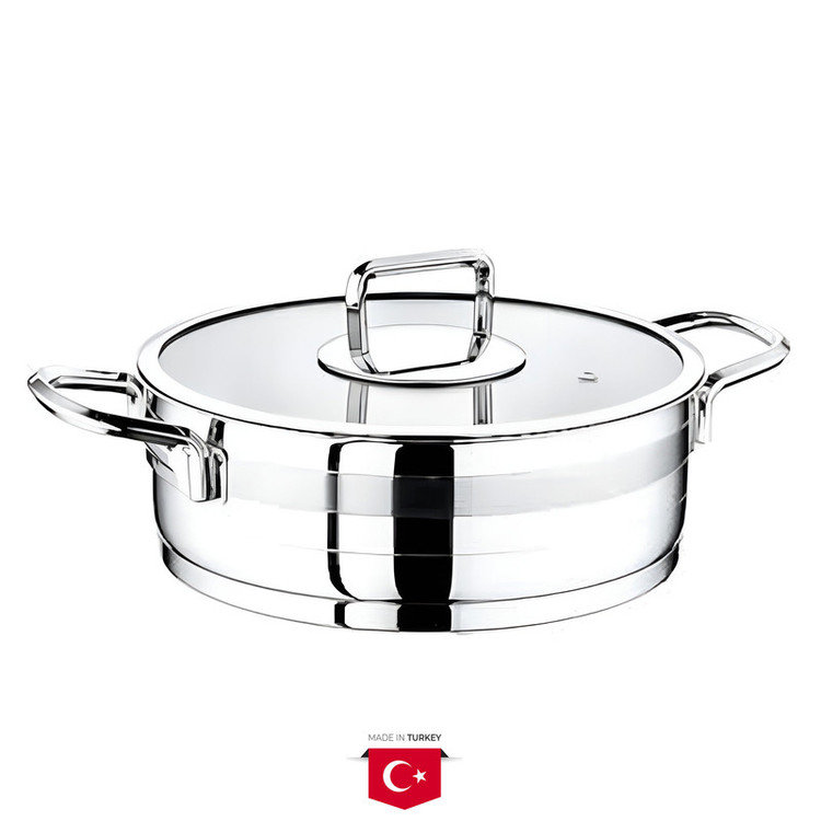 تابه استیل اویم سارای مدل Safir سایز 22